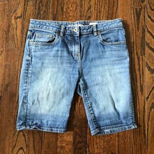 johnnie B x Mini Boden Boys 15Y Medium Vintage Washed Denim Jean Shorts - EUC!